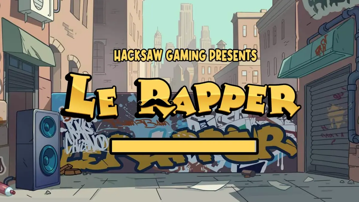 Smokey sang rakun dalam slot Le Rapper dengan latar belakang studio musik hip-hop.